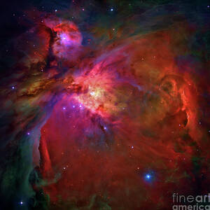 Space Telescope Hubble's sharpest view of the Orion Nebula by Stefano Senise