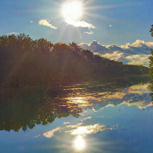 St. Croix River Summer Sunset 2015 by Natural Focal Point Photography