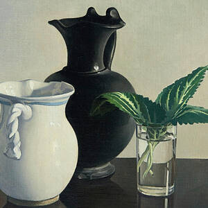 Still life - Black and white vases by Charles Sheeler by Charles Sheeler Still life - Black and white vases by Charles Sheeler by Charles Sheeler