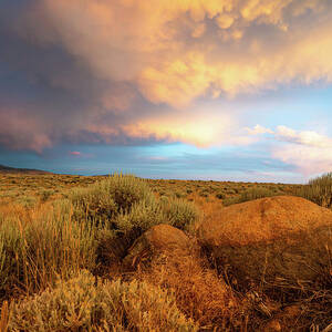 Stormy High Desert Sunset by Ron Long Ltd Photography Stormy High Desert Sunset by Ron Long Ltd Photography