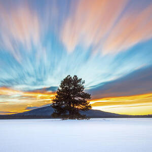 Streaking Clouds Over Lone Pine by Mike Lee Streaking Clouds Over Lone Pine by Mike Lee