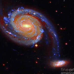 Stunning Spiral Galaxy in Space by Stefano Senise