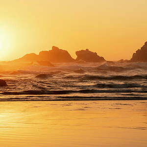 Sunset Over Bandon Oregon Coast by Dan Sproul Sunset Over Bandon Oregon Coast by Dan Sproul