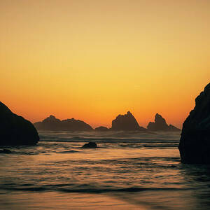Sunset Over Bandon Sea Stacks by Dan Sproul Sunset Over Bandon Sea Stacks by Dan Sproul