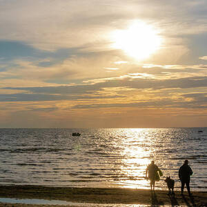 Sunset Over Lake Nipissing in North Bay, Ontario 3 by John Twynam