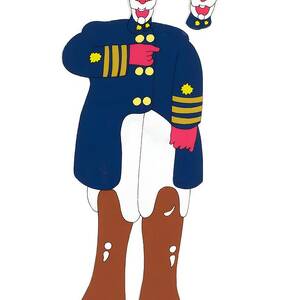 The Beatles - An original production animation cel of Old Fred by Antonios Valamontes The Beatles - An original production animation cel of Old Fred by Antonios Valamontes