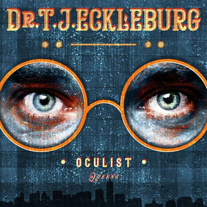 The Eyes of Dr. TJ Eckleburg, Oculist - 01 - Blue - The Great Gatsby - F.Scott Fitzgerald by Studio Grafiikka