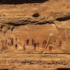The Great Gallery Ghosts - Full Panel, Utah by Abbie Warnock