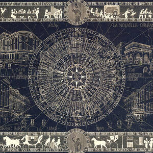 The HOW, WHEN and WHERE of Discriminating and Enjoyable Drinking - Vintage pictorial map New Orleans by Collins C Diboll