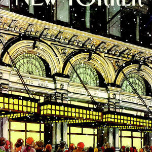 The New Yorker Cover - January 18th, 1988 by Roxie Munro The New Yorker Cover - January 18th, 1988 by Roxie Munro