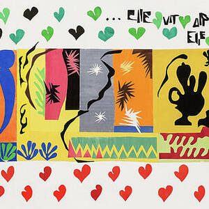 The Thousand and One Nights, Arabian Nights - Collage of paper cut-outs by Henri Matisse by Henri E B Matisse