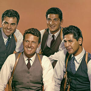 The Untouchables Robert Stack Paul Picerni Vintage Cast Portrait by Silver Screen