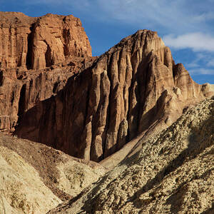 The View up Golden Canyon - Death Valley National Park by Mike Lee