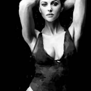 Monica Bellucci, Italian Model by Gradify Creations