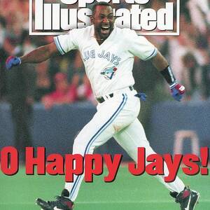 Toronto Blue Jays Joe Carter, 1993 World Series Sports Illustrated Cover by Sports Illustrated