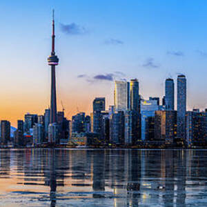 Toronto Winter Sunset by Dee Potter Toronto Winter Sunset by Dee Potter