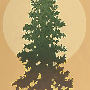 Tree of Life from Triptych For Rivera Funeral Home by William Hart McNichols