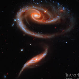 Twirling Cosmic Dance of Galaxies by Stefano Senise