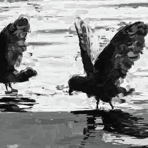 Twosome in black and white by Gradify Creations Twosome in black and white by Gradify Creations