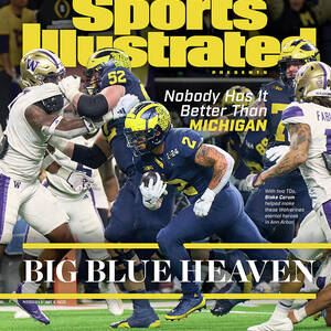 University of Michigan, 2024 College Football National Championship Issue Cover by Sports Illustrated University of Michigan, 2024 College Football National Championship Issue Cover by Sports Illustrated