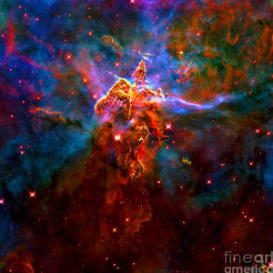 Vibrant Nebula in Deep Outer Space by Stefano Senise