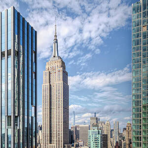View Of The Empire State Building by Elvira Peretsman View Of The Empire State Building by Elvira Peretsman
