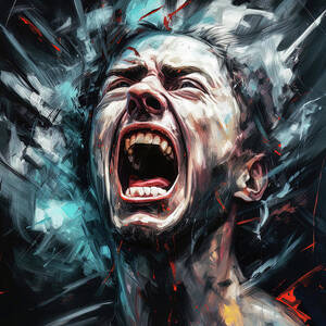 War inside my Head, 03 by AM FineArtPrints