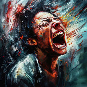 War inside my Head, 04 by AM FineArtPrints