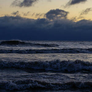 Where Clouds and Waves Meet at Sunrise by Deb Beausoleil