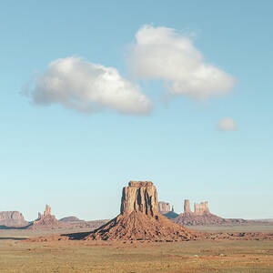 Where the Land Stands, Monument Valley Desert Landscape Photography by Robert Niemeier