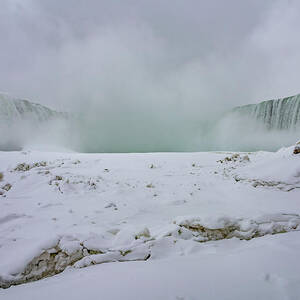 Winter Wonderland at Niagara Falls, Ontario 2 by John Twynam