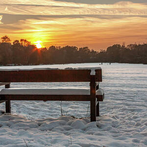 Winters sunset by Shirley Mitchell Winters sunset by Shirley Mitchell