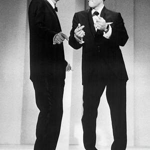 Frank Sinatra And Elvis Presley by Bettmann