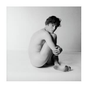 Nude Man Sitting #1 by Horst P. Horst Nude Man Sitting #1 by Horst P. Horst