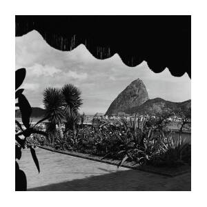 Sugarloaf Mountain Seen From The Patio At Carlos by Luis Lemus