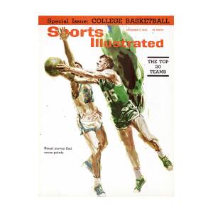 Boston Celtics Frank Ramsey And Sports Illustrated Writer Sports Illustrated Cover by Sports Illustrated