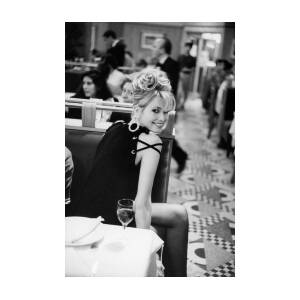 Claudia Schiffer in Bill Blass Dress by Arthur Elgort Claudia Schiffer in Bill Blass Dress by Arthur Elgort