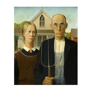 American Gothic by Grant Wood
