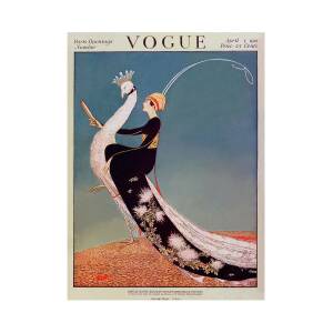 Vogue Cover April 1st, 1918 by George Wolfe Plank