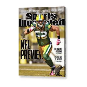 Green Bay Packers Clay Matthews, 2011 Nfl Football Preview Sports Illustrated Cover Acrylic Print by Sports Illustrated Green Bay Packers Clay Matthews, 2011 Nfl Football Preview Sports Illustrated Cover Acrylic Print by Sports Illustrated