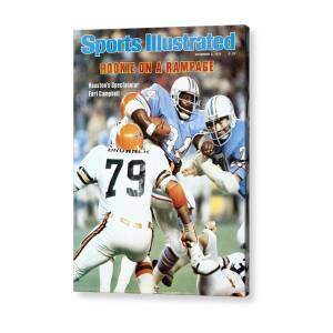 Houston Oilers Earl Campbell... Sports Illustrated Cover Acrylic Print by Sports Illustrated