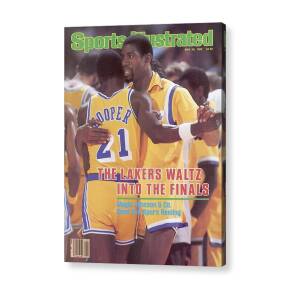 Los Angeles Lakers Magic Johnson, 1982 Nba Western Sports Illustrated Cover Acrylic Print by Sports Illustrated