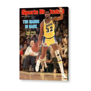 Los Angeles Lakers Magic Johnson... Sports Illustrated Cover Acrylic Print by Sports Illustrated