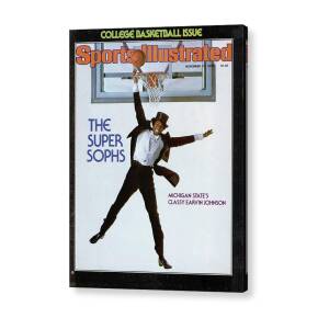 Michigan State Magic Johnson, 1978 College Basketball Sports Illustrated Cover Acrylic Print by Sports Illustrated