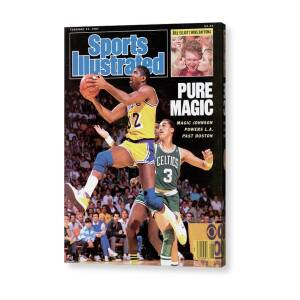 Pure Magic Magic Johnson Powers L.a. Past Boston Sports Illustrated Cover Acrylic Print by Sports Illustrated