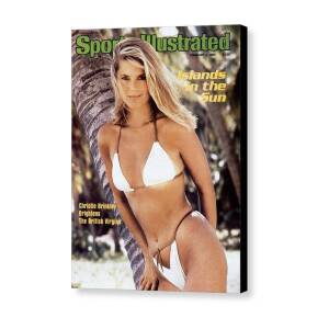 Christie Brinkley Swimsuit 1980 Sports Illustrated Cover Canvas Print by Sports Illustrated Christie Brinkley Swimsuit 1980 Sports Illustrated Cover Canvas Print by Sports Illustrated