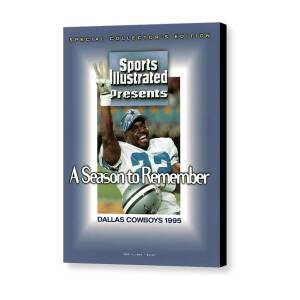 Dallas Cowboys Emmitt Smith, Super Bowl Xxx Sports Illustrated Cover Canvas Print by Sports Illustrated Dallas Cowboys Emmitt Smith, Super Bowl Xxx Sports Illustrated Cover Canvas Print by Sports Illustrated
