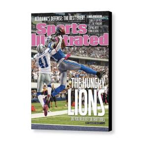 Detroit Lions V Dallas Cowboys Sports Illustrated Cover Canvas Print by Sports Illustrated