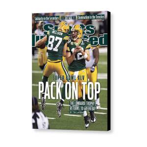 Green Bay Packers Vs Pittsburgh Steelers, Super Bowl Xlv Sports Illustrated Cover Canvas Print by Sports Illustrated