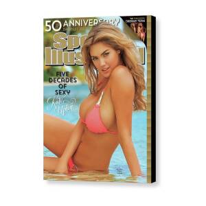 Kate Upton Swimsuit 2014 Sports Illustrated Cover Canvas Print by Sports Illustrated Kate Upton Swimsuit 2014 Sports Illustrated Cover Canvas Print by Sports Illustrated